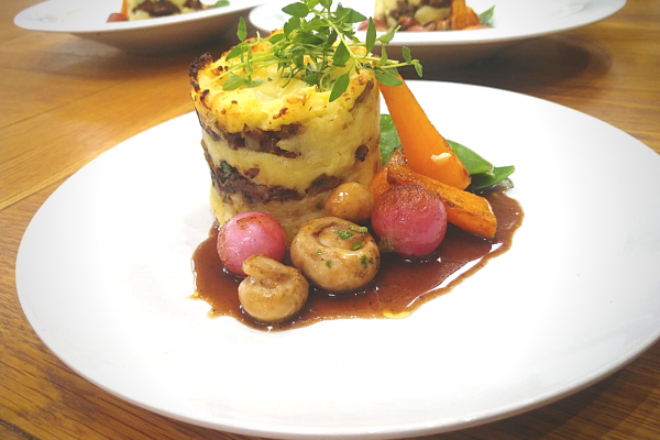 Duck parmentier