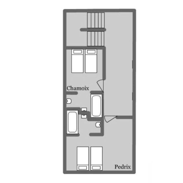 Chalet Ibex: Top Floor