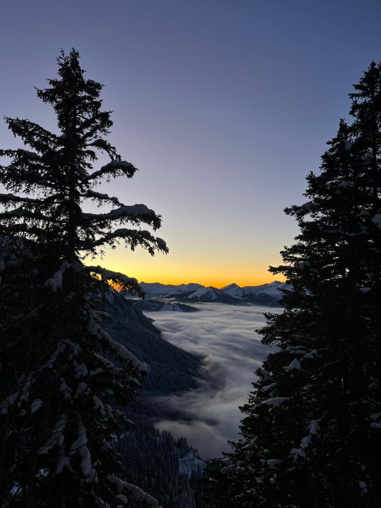 Morzine December skiing