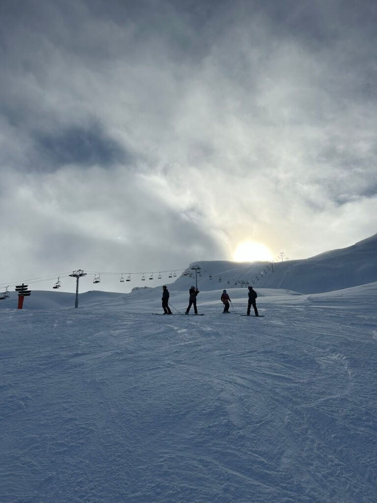 Christmas snow in Morzine