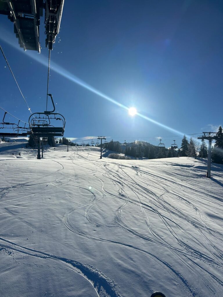 Morzine December skiing