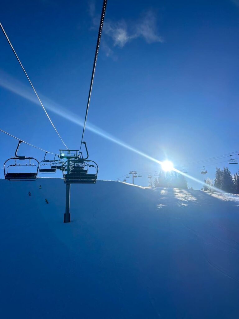 Morzine December skiing
