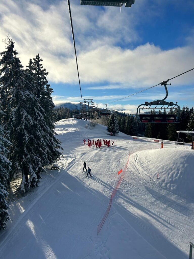 Morzine December skiing