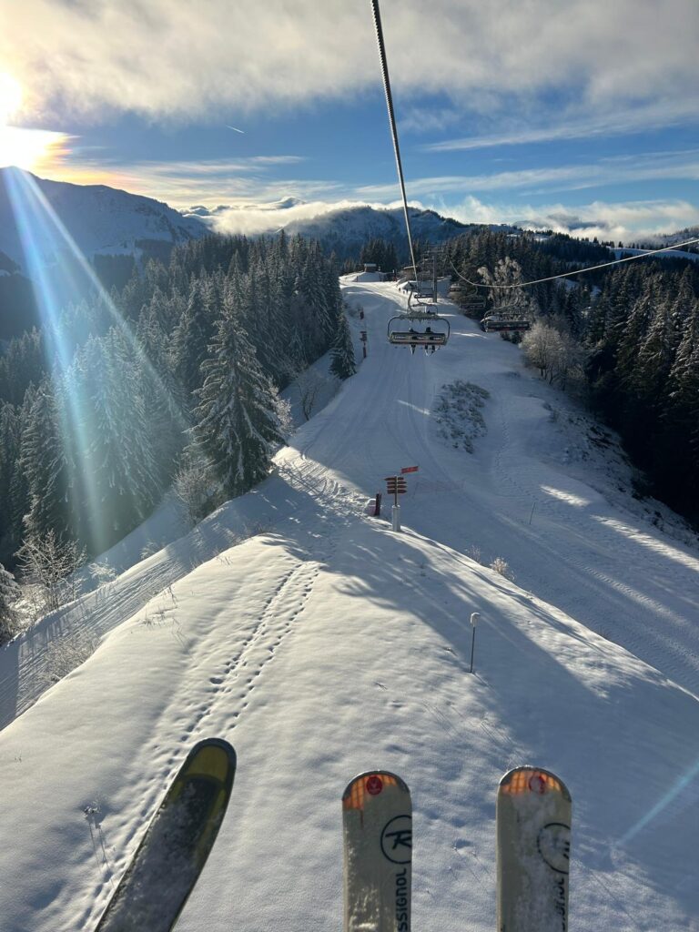 Morzine December skiing