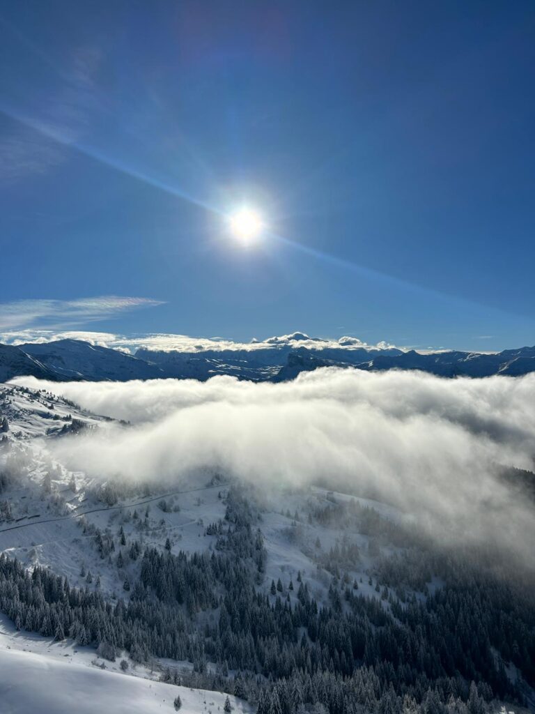 Morzine December skiing