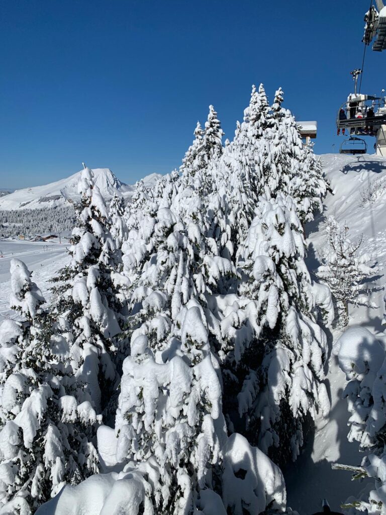 Morzine December skiing