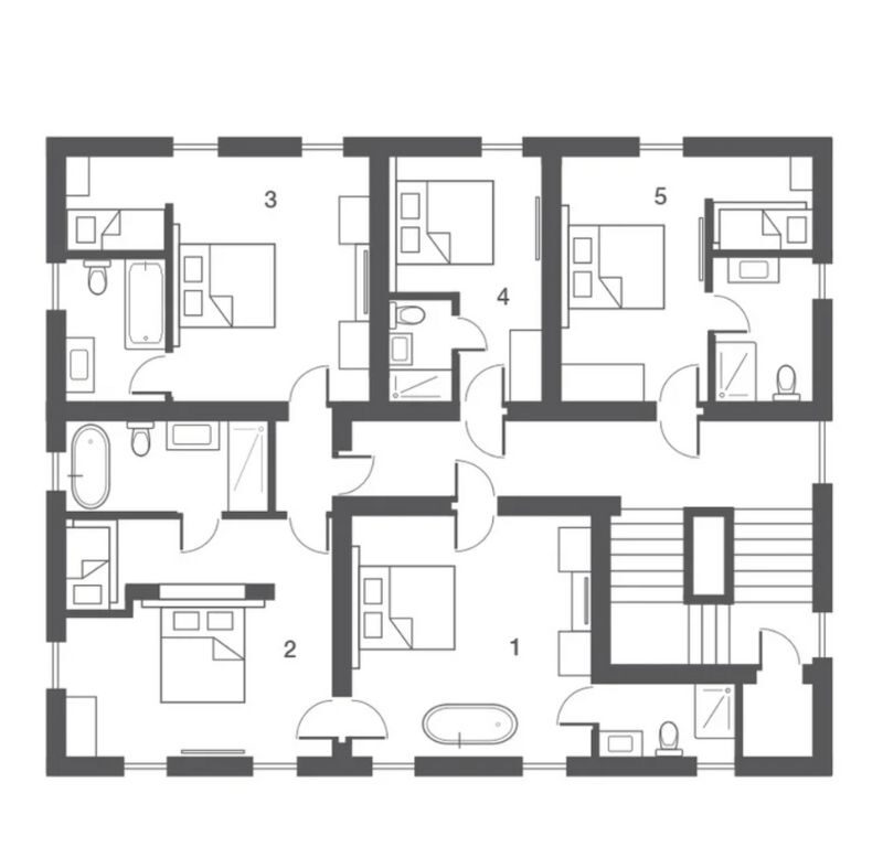 Le Manoir Floor Plan First floor