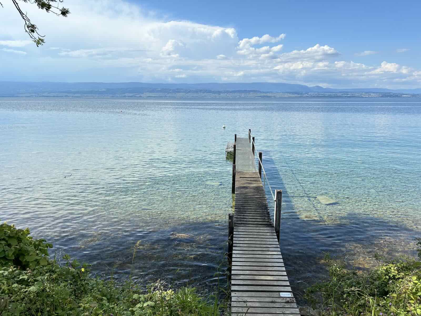 Lake Geneva Lake Side walk