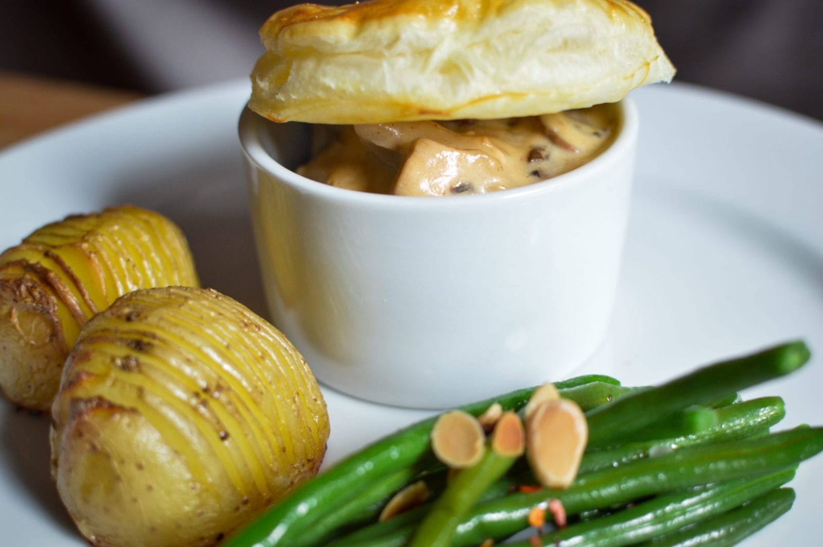 Foodie Ski Claridges Chicken Pie and Ottolenghi Beans