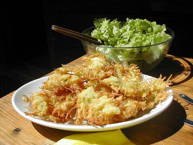 the best potato beignets in the portes du soleil