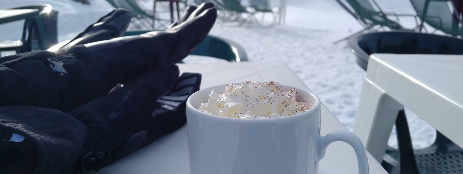 Hot chocolate at the Rosset'taz Les Gets