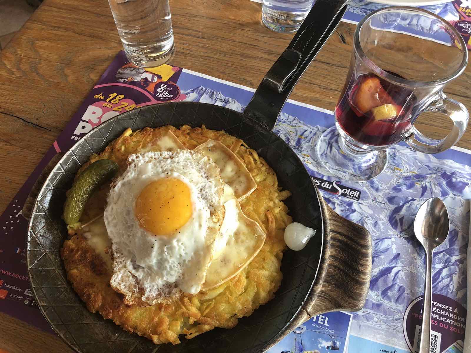 best potato rosti in the Portes Du Soleil