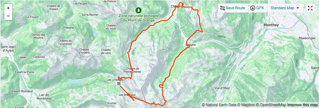 Ski routes in the Portes Du Soleil