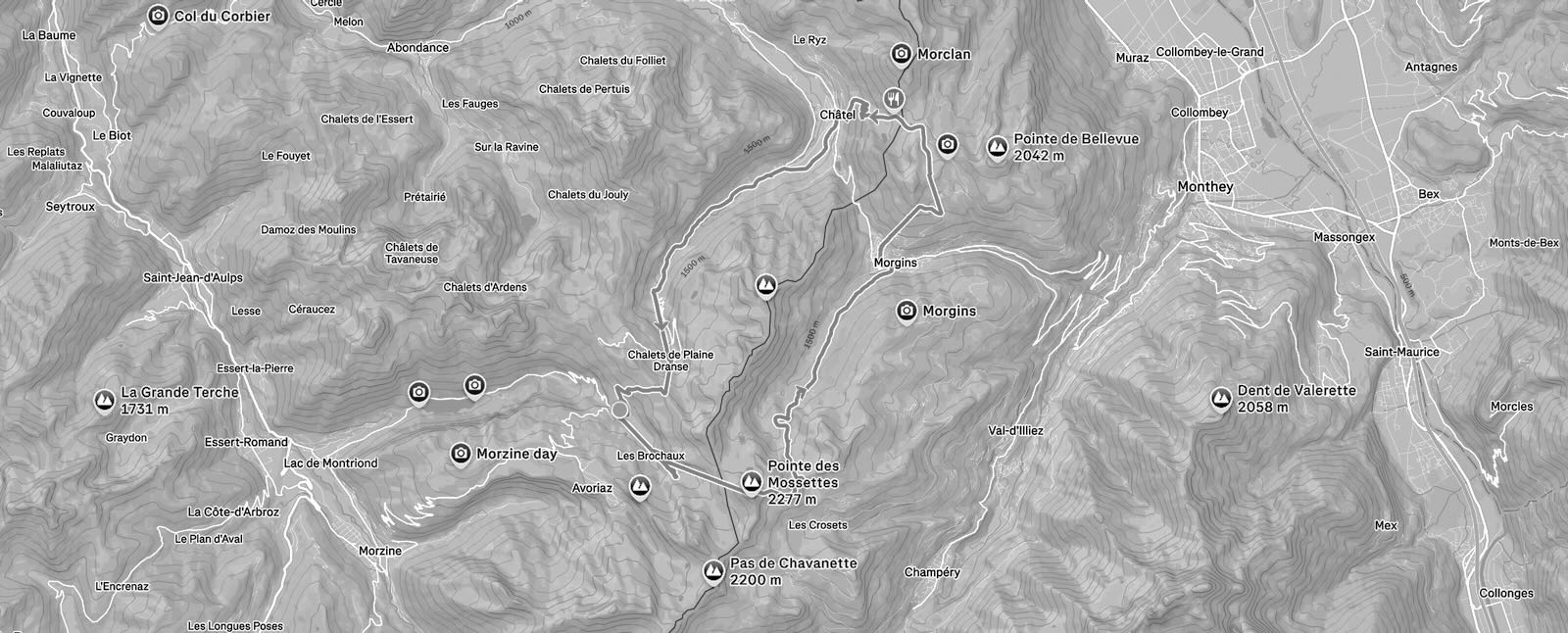 Ski Route Maps of the Portes Du Soleil
