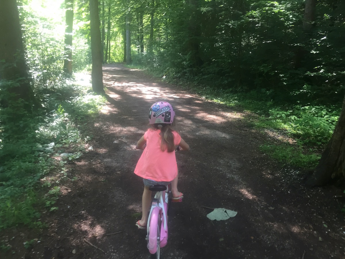 Flat cycling route in Morzine